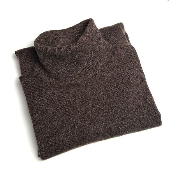 Richard Grand Cashmere Turtleneck Sweater Brown Men’s size L-XL - Picture 4 of 9
